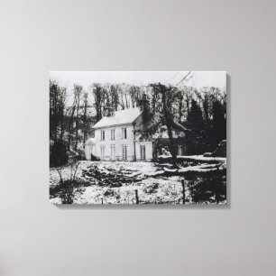 Asham House near Beddingham in East Sussex Canvas Print