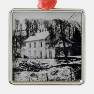 Asham House near Beddingham in East Sussex Metal Tree Decoration