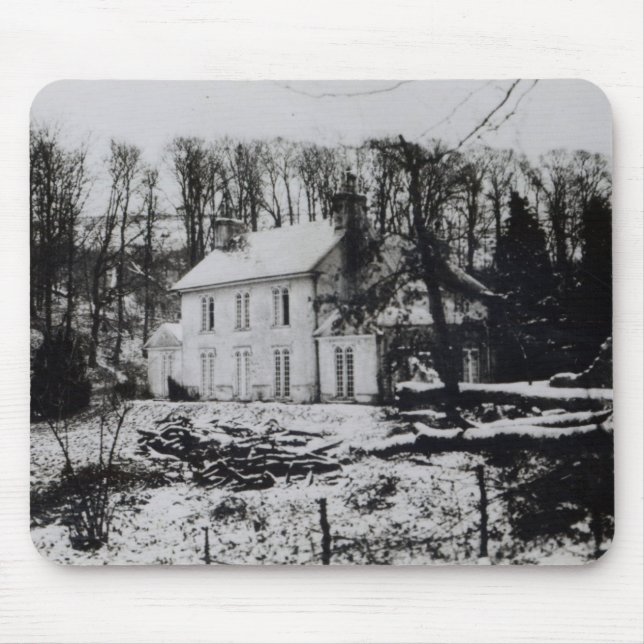 Asham House near Beddingham in East Sussex Mouse Mat (Front)