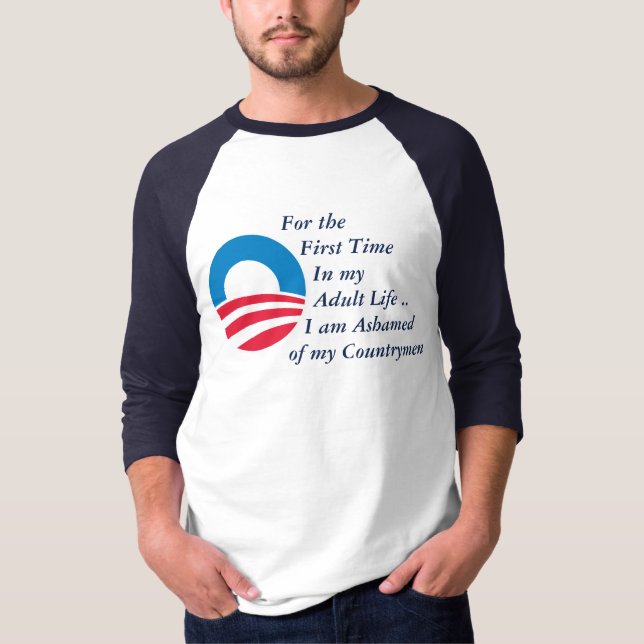 Ashamed of Countrymen T-Shirt (Front)