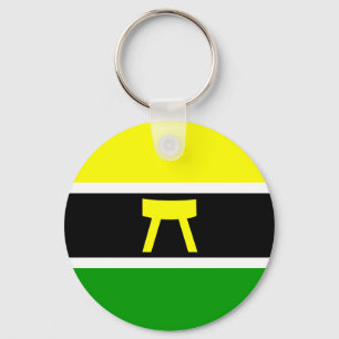 Ashanti, Ghana flag Key Ring