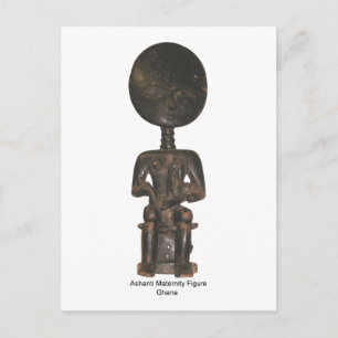 Ashanti Maternity Figure Postcard