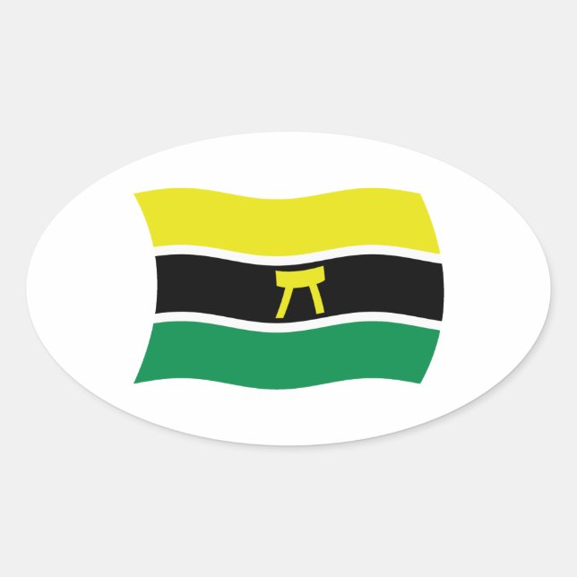 Ashanti People Flag Sticker (Front)