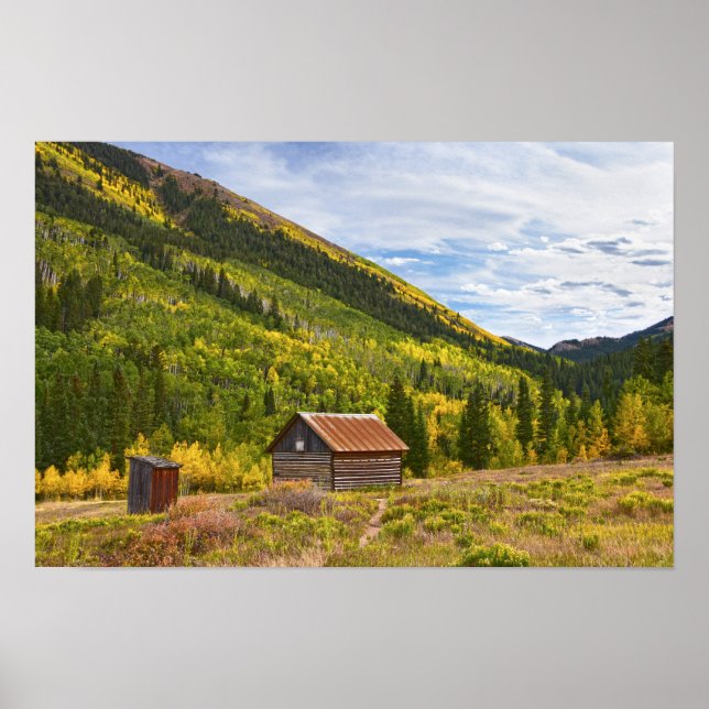 Ashcroft, Colorado Ghost Town Cabin Poster (Front)