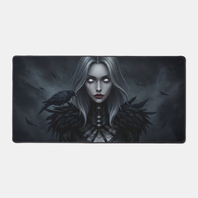 Ashen Widow Desk Mat (Front)