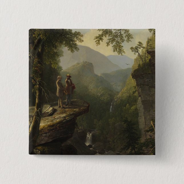 Asher Brown Durand - Kindred Spirits 15 Cm Square Badge (Front)