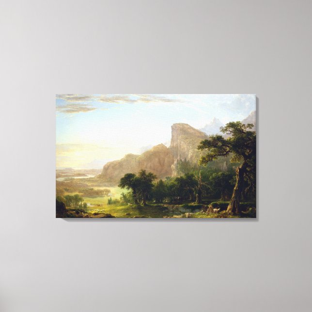 Asher Brown Durand Landscape Thanatopsis Canvas Print (Front)