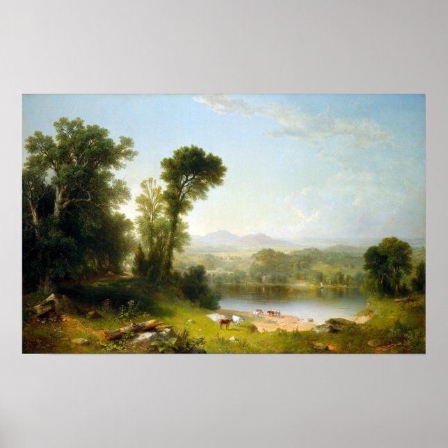 Asher Brown Durand Pastoral Landscape Poster (Front)
