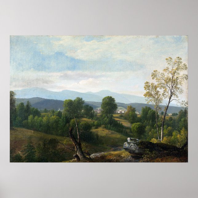 Asher Brown Durand Pastoral Landscape Poster (Front)