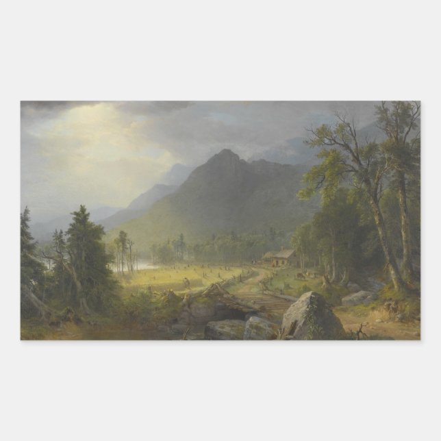 Asher Brown Durand - The First Harvest Rectangular Sticker (Front)