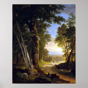 Asher Durand The Beeches Poster