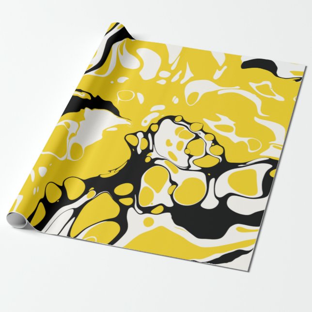 Asher - Liquify Abstraction Wrapping Paper (Unrolled)
