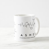 Asher peptide name mug (Front Right)