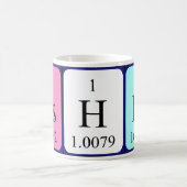 Asher periodic table name mug (Center)