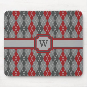 Ashes and Embers Argyle Mousepad