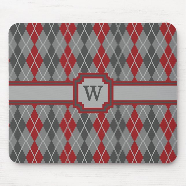 Ashes and Embers Argyle Mousepad (Front)