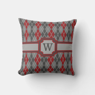 Ashes and Embers Argyle Pillow
