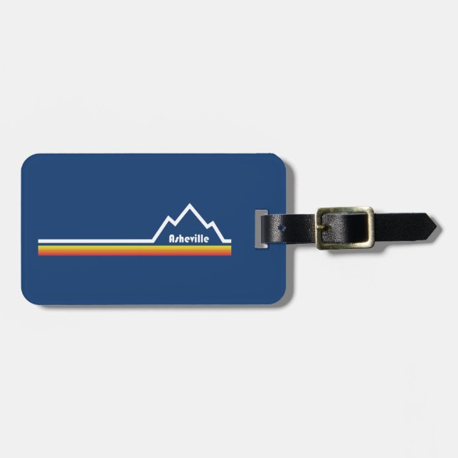 Asheville Luggage Tag (Front Horizontal)