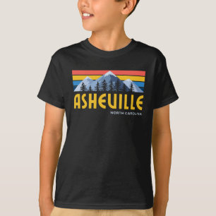Asheville Mountains Retro Vintage T-Shirt