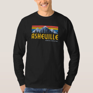 Asheville Mountains Retro Vintage T-Shirt