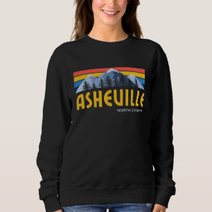 Asheville Mountains Retro Vintage T-Shirt Hoodie