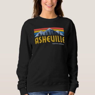 Asheville Mountains Retro Vintage T-Shirt Hoodie