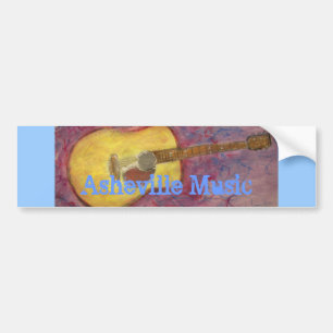 Asheville Music Bumper Sticker
