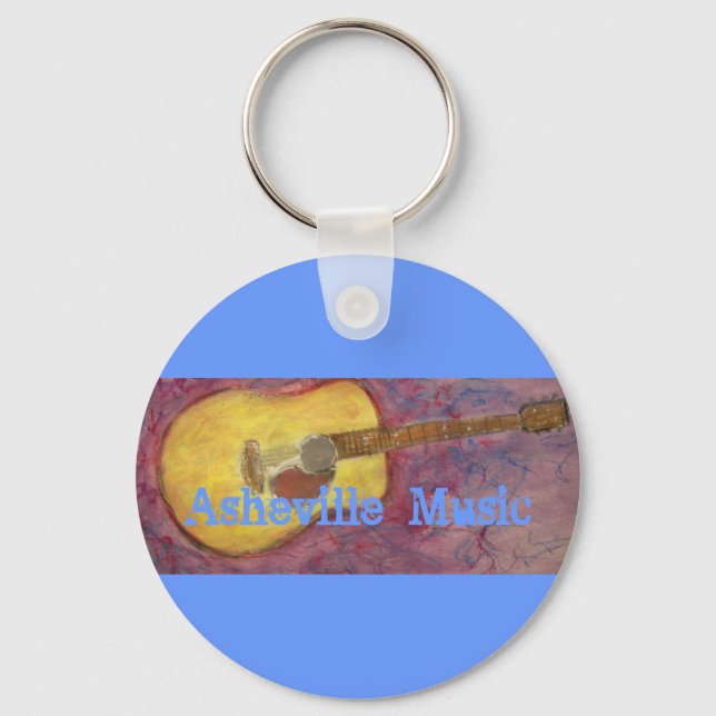 Asheville Music Key Ring (Front)