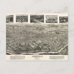 Asheville, NC 1912 Postcard