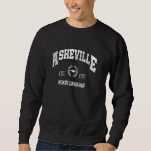 Asheville NC North Carolina Vintage Throwback Sweatshirt