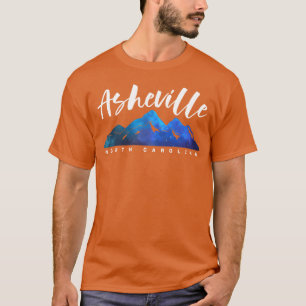 Asheville North Carolina Camping Hiking Skiing Fam T-Shirt