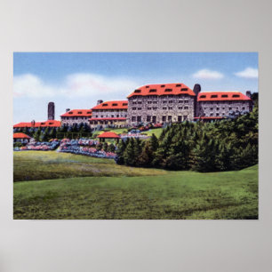 Asheville North Carolina Grove Park Inn Poster