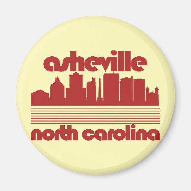 Asheville,North Carolina Magnet (Front)