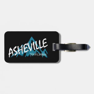 Asheville North Carolina Mountains Luggage Tag