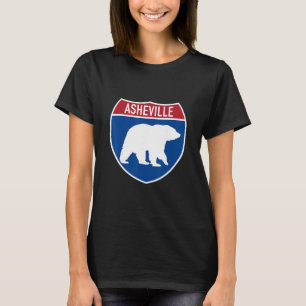 Asheville North Carolina Nc Interstate Highway Roa T-Shirt