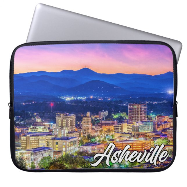 Asheville, North Carolina, USA Laptop Sleeve (Front)