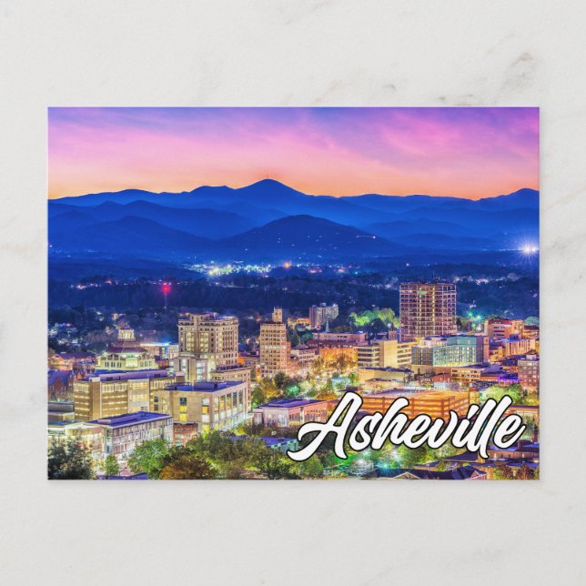 Asheville, North Carolina, USA Postcard (Front)