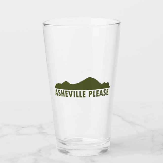 Asheville Please Glass (Front)