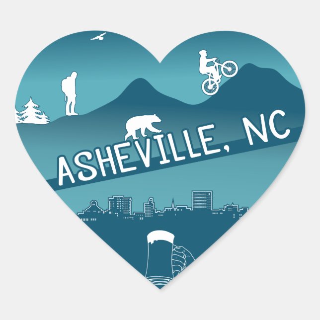 Asheville Sticker (Front)