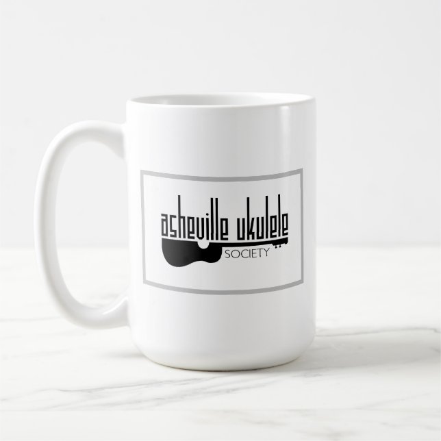 Asheville Ukulele Society Logo Coffee Mug (Left)