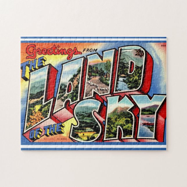 Asheville's Land of the Sky 11x14 Jigsaw Puzzle (Horizontal)