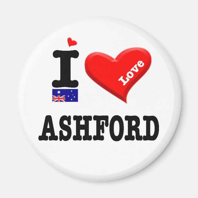 ASHFORD - I Love Magnet (Front)