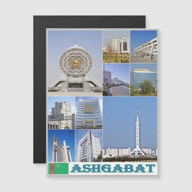 Ashgabat - Turkmenistan - Mosaic - (Front/Back)