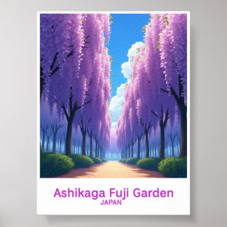 Ashikaga Flower Park Japan Travel Poster