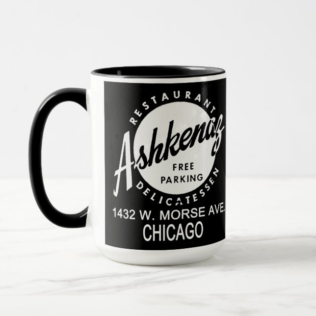 Ashkenaz Delicatessen Restaurant, Chicago Mug (Left)