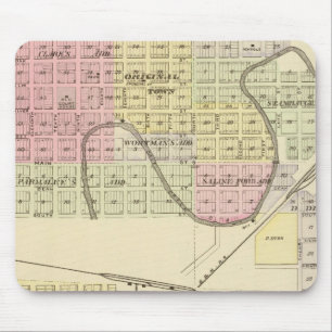 Ashland and Wahoo, Nebraska Mouse Mat