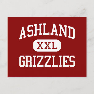 Ashland - Grizzlies - High School - Ashland Oregon Postcard