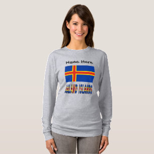 Ashland Islands Ålander Flag Personalised T-Shirt