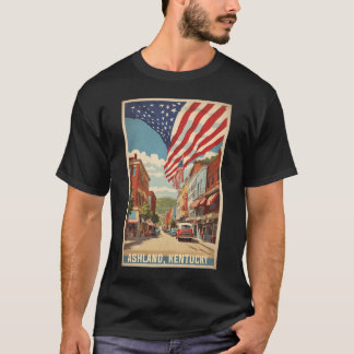Ashland Kentucky Usa Vintage Travel Tourism   T-Shirt