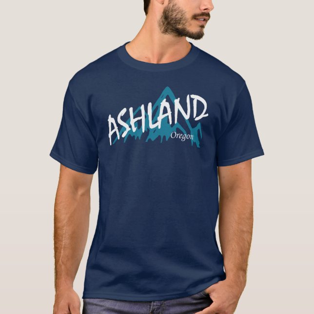 Ashland Oregon Mountains T-Shirt (Front)